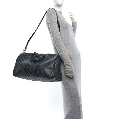 Louis Vuitton Monogram Eclipse Keepall Bandouliere 45 2 of 9
