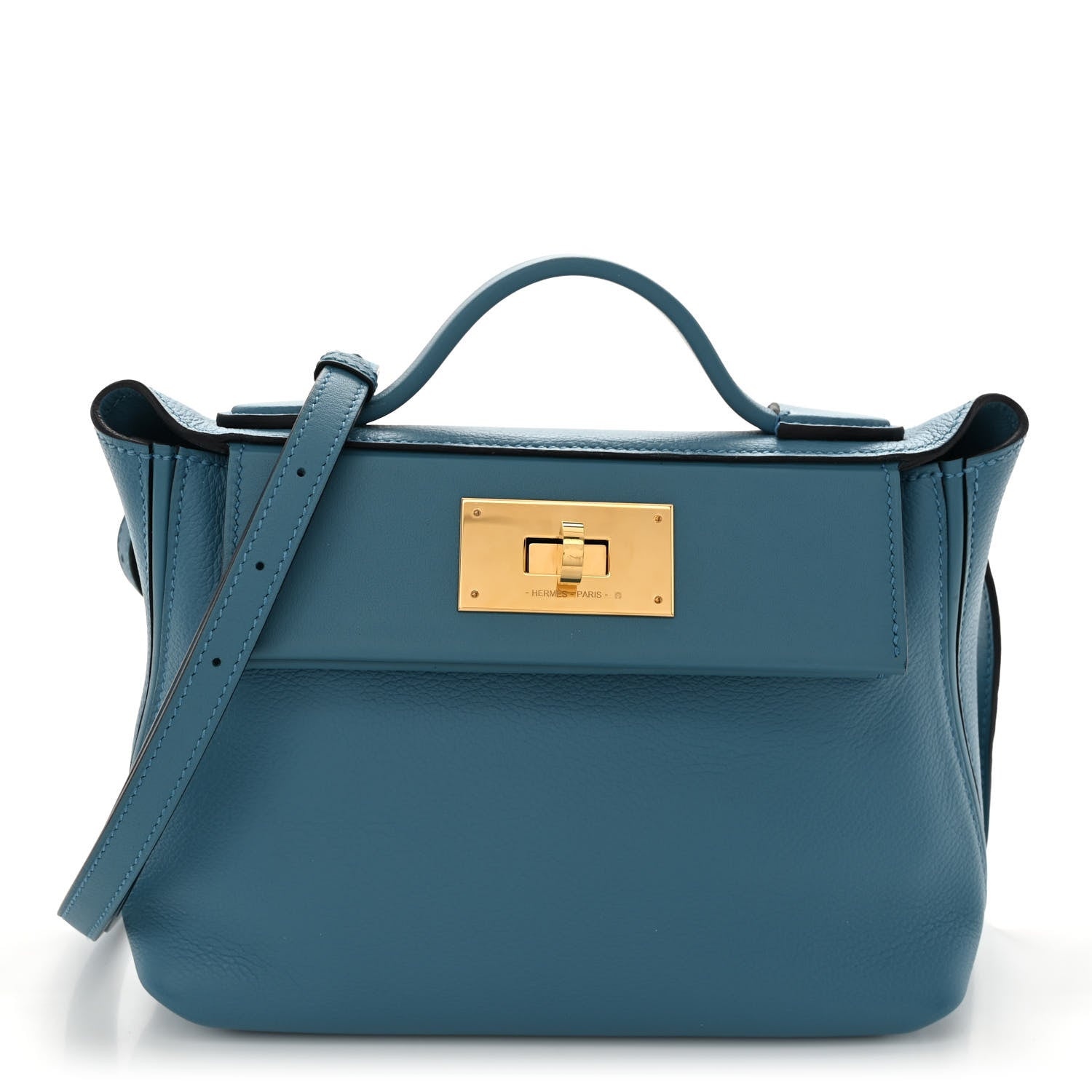 Hermes Evercolor Swift 24/24 21 New Blue Jean 1 of 10