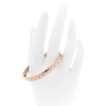 Chanel 18K Beige Gold Coco Crush Bangle Bracelet S 2 of 5