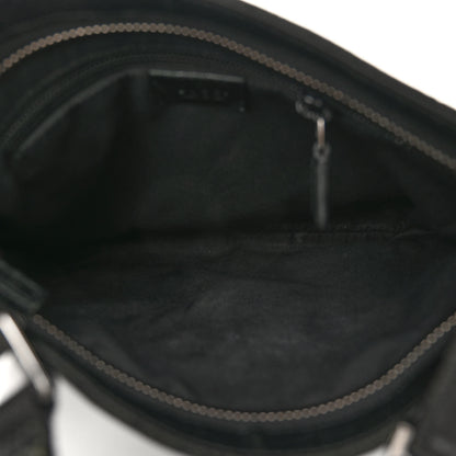 Gucci Monogram Flat Messenger Bag Black 5 of 11