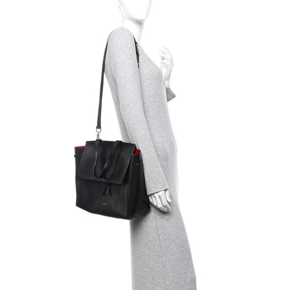 Mansur Gavriel Calfskin Lady Bag Black Flamma 2 of 15