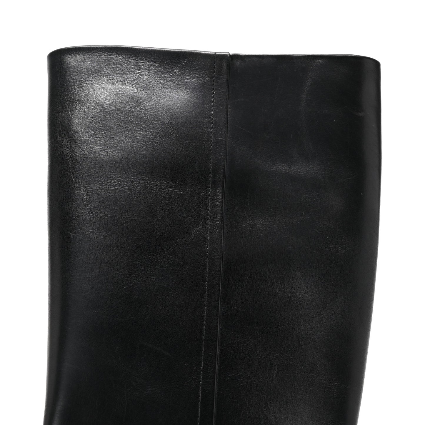 Vitello Knee High Boots 36 Black