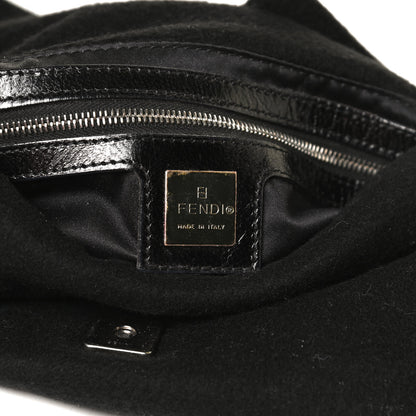 Fendi Wool Baguette Black 6 of 11