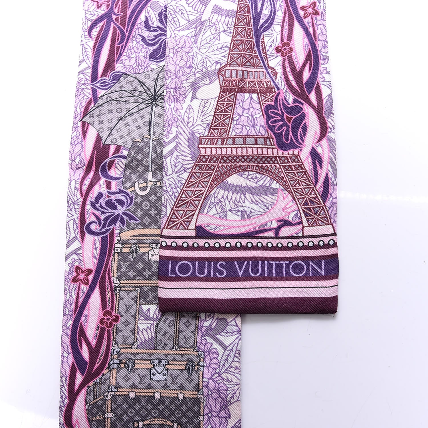 Louis Vuitton Silk Louis A Paris Bandeau Rose 2 of 4