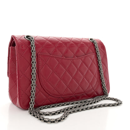 Chanel Aged Calfskin Quilted 2.55 Reissue 225 Flap Red 3 of 10