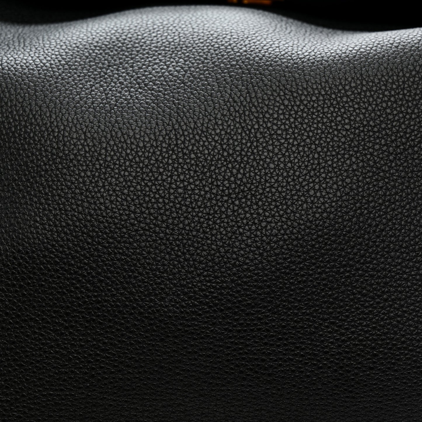 Grained Calfskin Medium Rodeo Top Handle Handbag Black