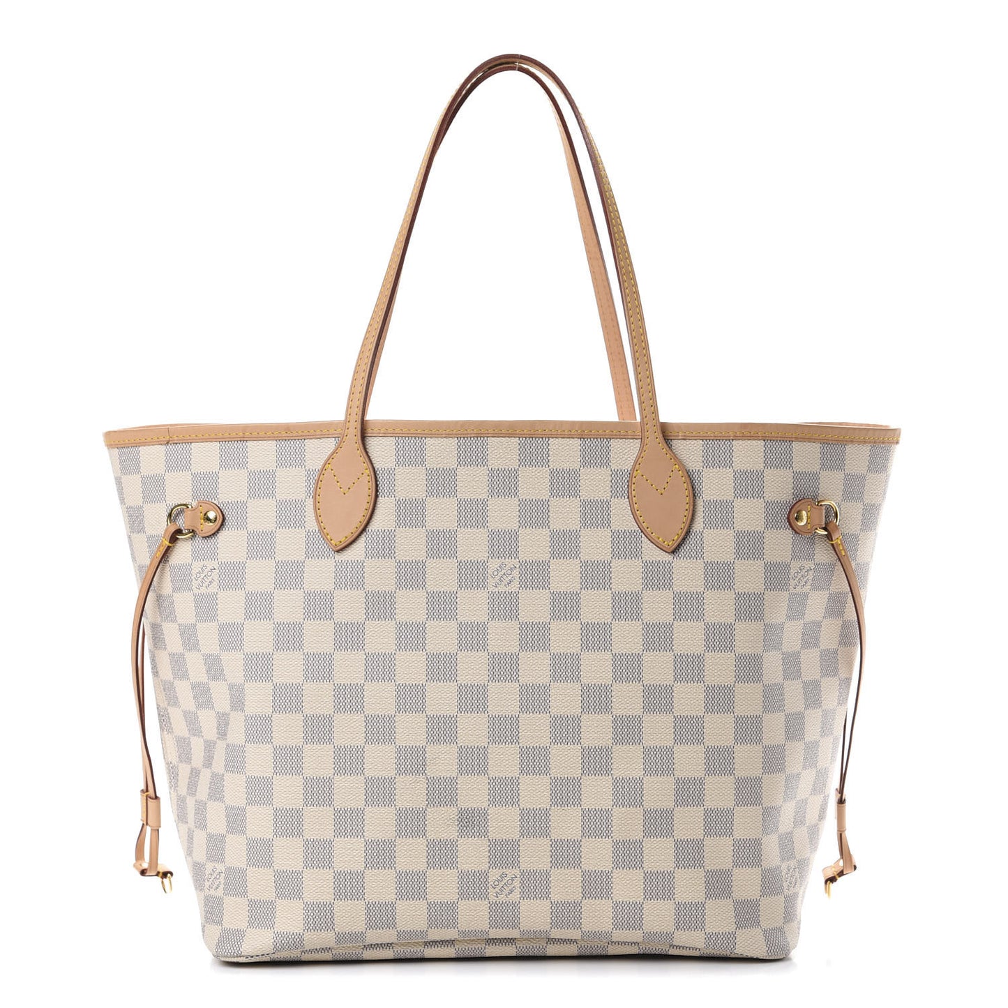 Damier Azur Neo Neverfull MM Rose Ballerine