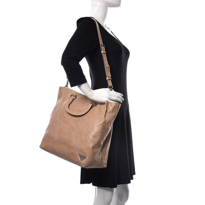 Prada Vitello Shine Tote Cammeo 2 of 18