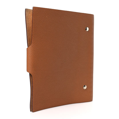 Hermes Togo Ulysse MM Agenda Cover Gold 3 of 12