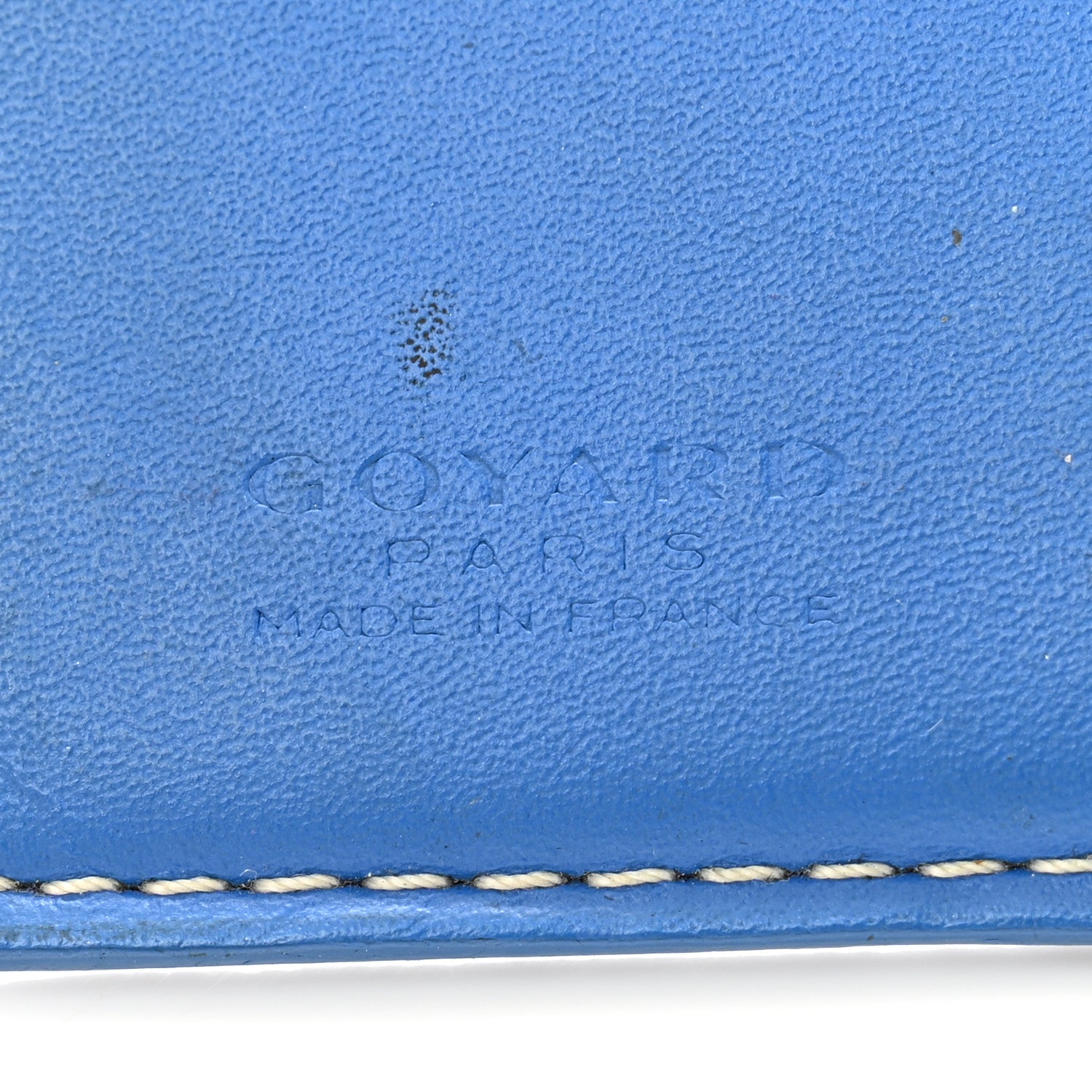 Goyard Goyardine Saint Marc Folding Card Case Sky Blue 6 of 11