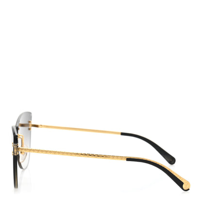 Louis Vuitton Les Parapluies De Cherbourg Sunglasses Z1394U Black Gold 3 of 10