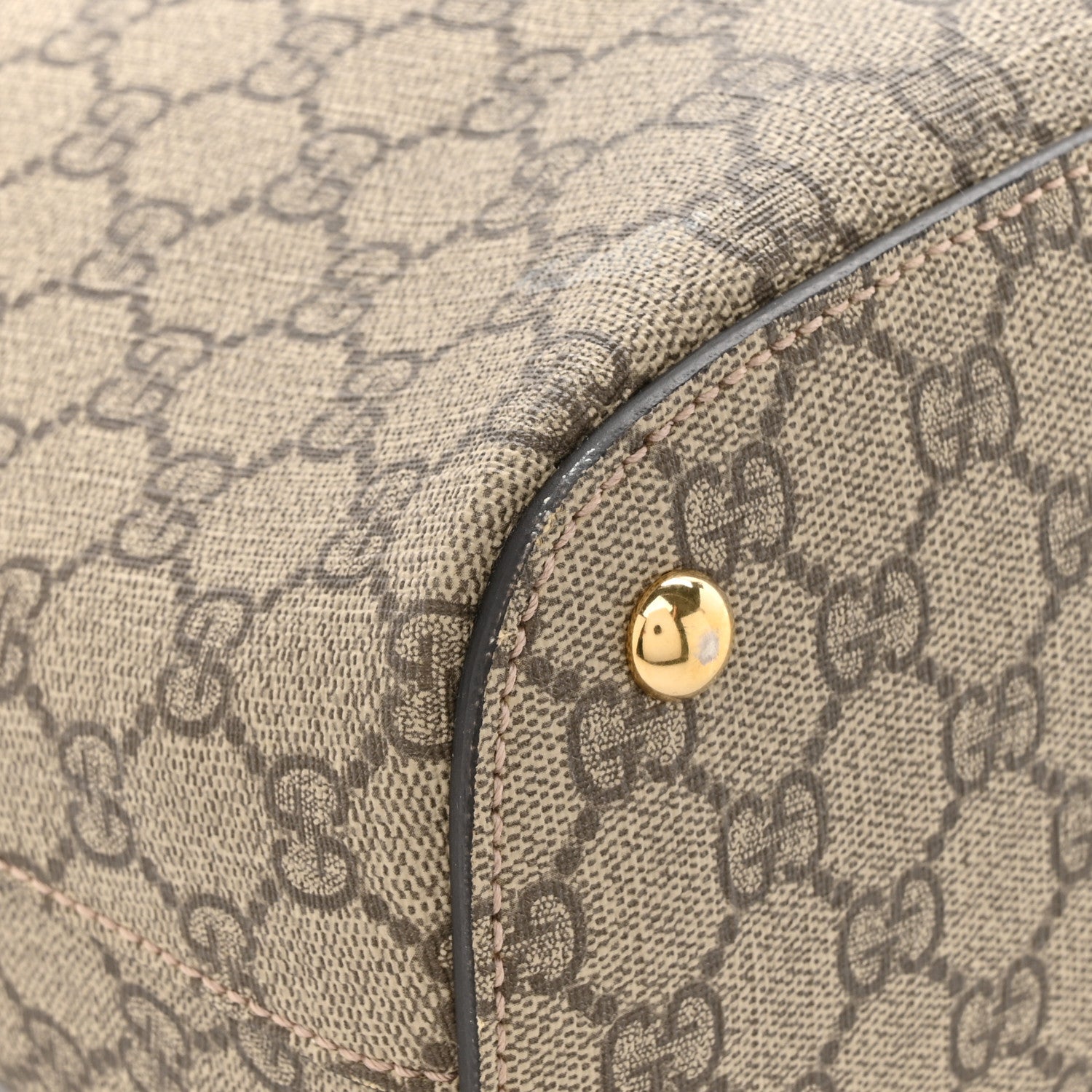 Gucci GG Supreme Monogram Linea A Hobo Red 11 of 15