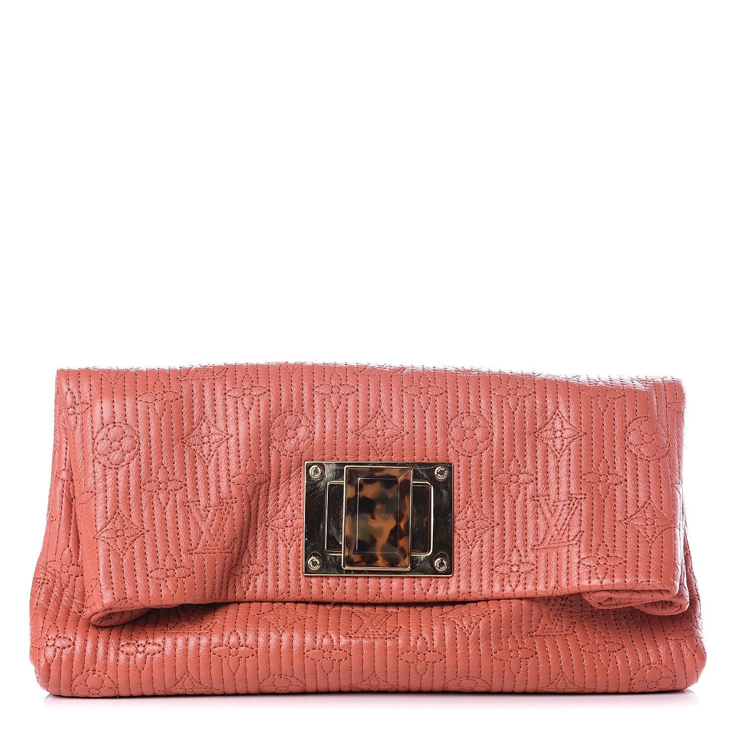 Louis Vuitton Calfskin Quilted Monogram Altair Clutch Rose 1 of 12