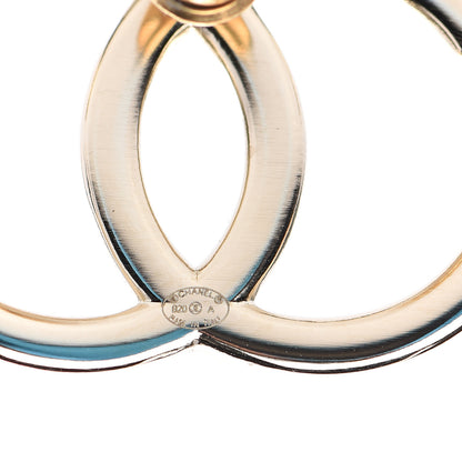Chanel Baguette Crystal High Society CC Earrings Gold 3 of 5