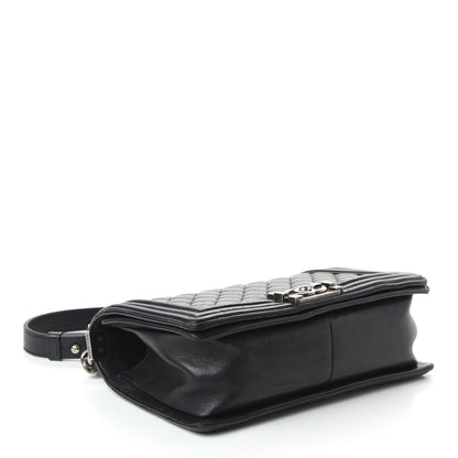 Chanel Calfskin Quilted Medium Boy Flap Black 4 of 11