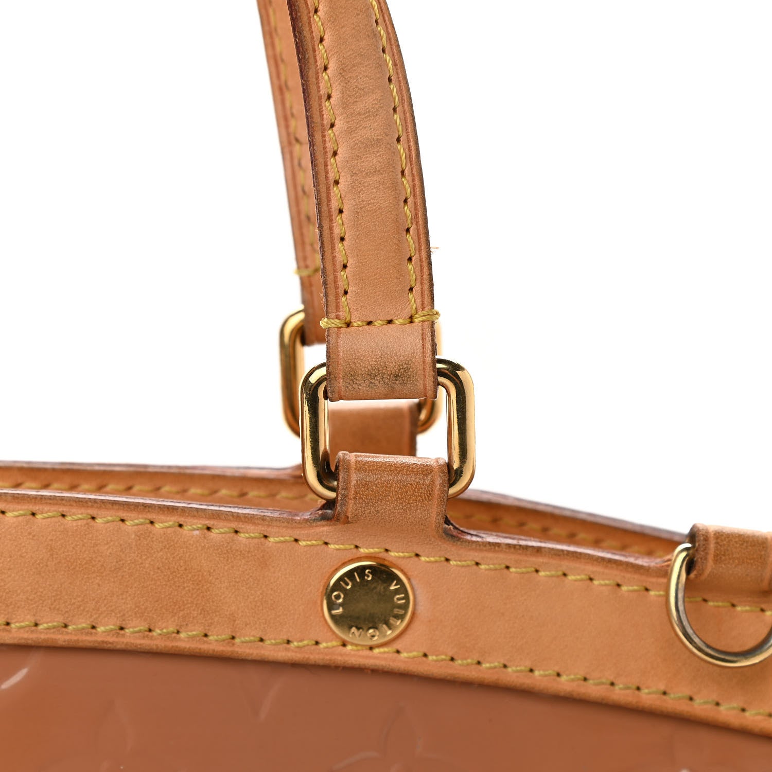 Louis Vuitton Vernis Brea MM Rose Velours 13 of 19