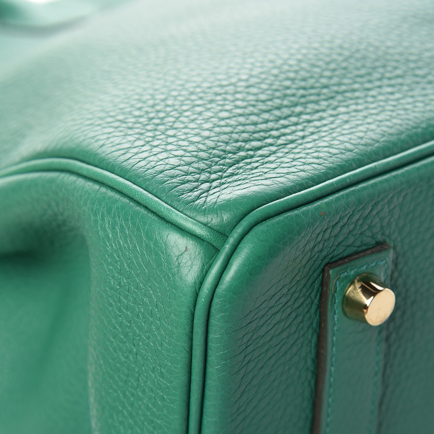 Hermes Taurillon Clemence Birkin 35 Vert Vertigo 33 of 35