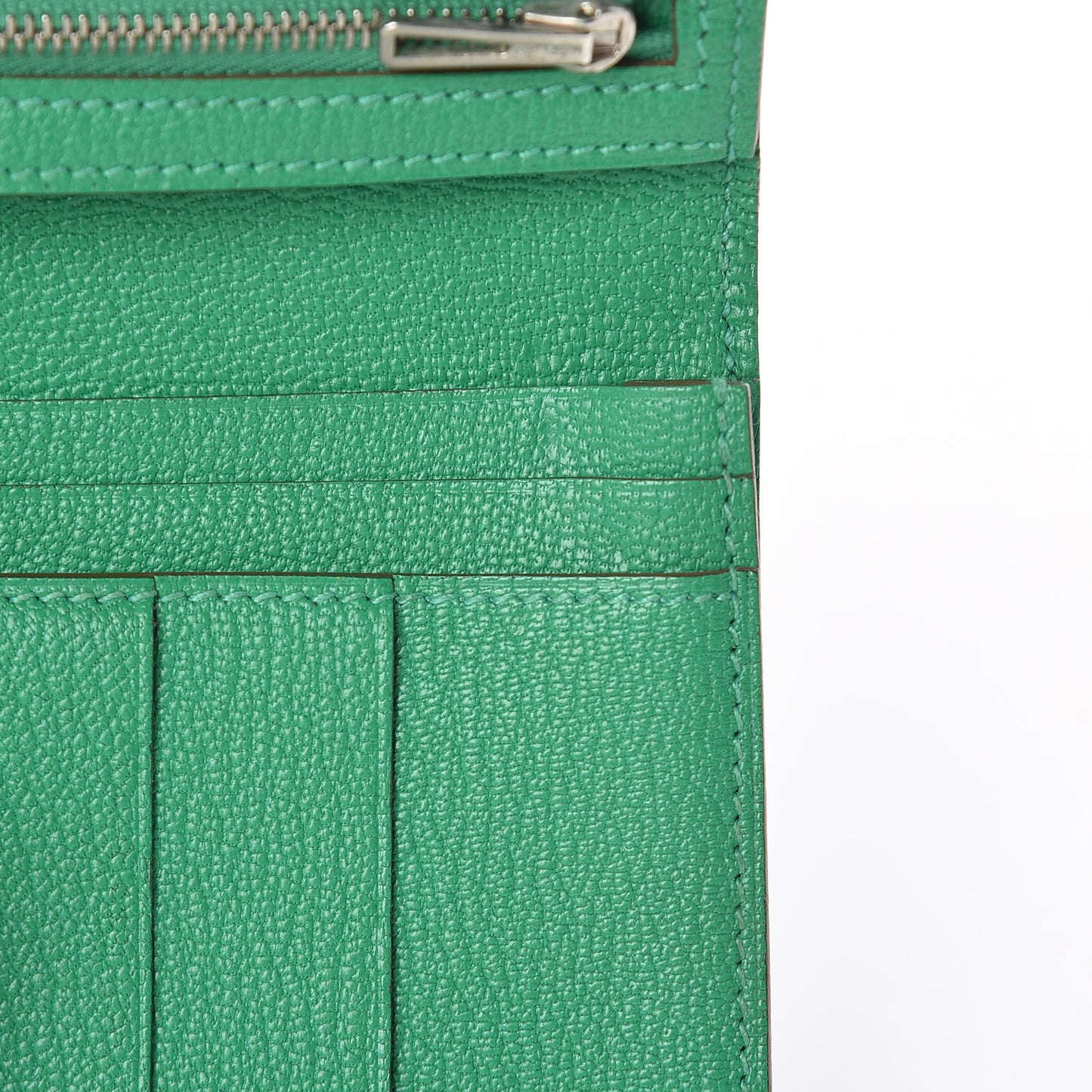 Chevre Mysore Bearn Wallet Menthe