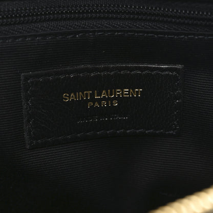 Saint Laurent Lambskin Calypso Cosmetic Case Black 6 of 10