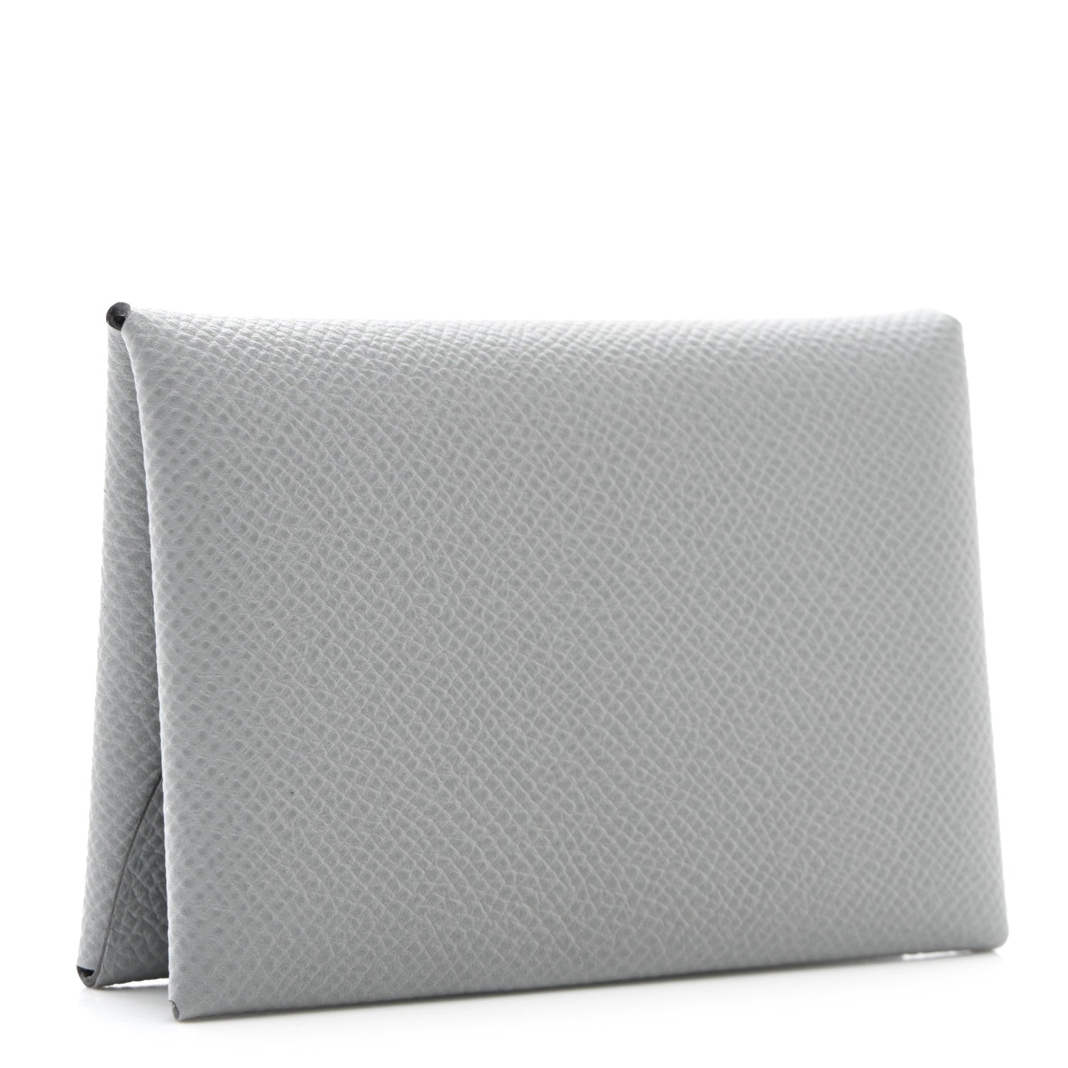 Hermes Epsom Calvi Duo Card Case Bleu Glacier 3 of 8