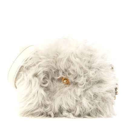 Chanel Shearling Lambskin Flap White 1 of 13