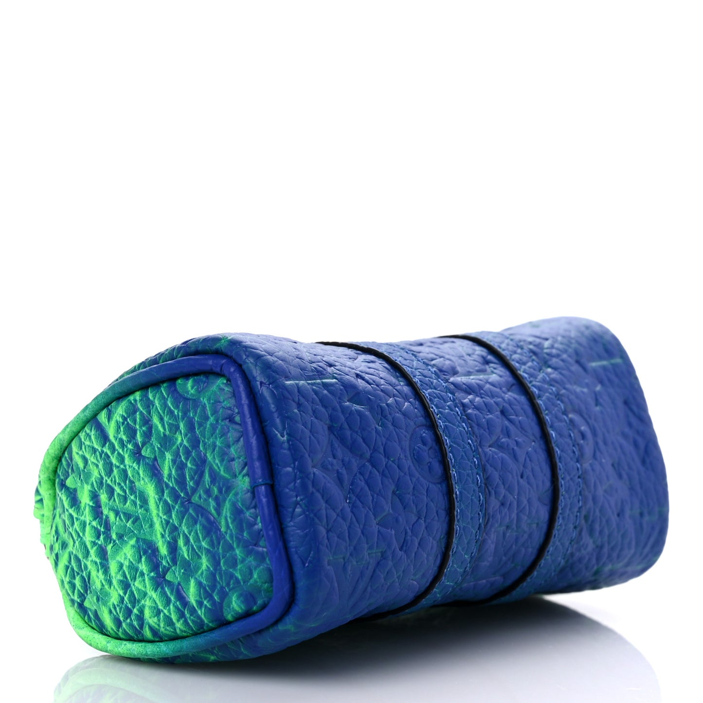 Taurillon Illusion Mini Keepall Earphones Pouch Bleu Vert