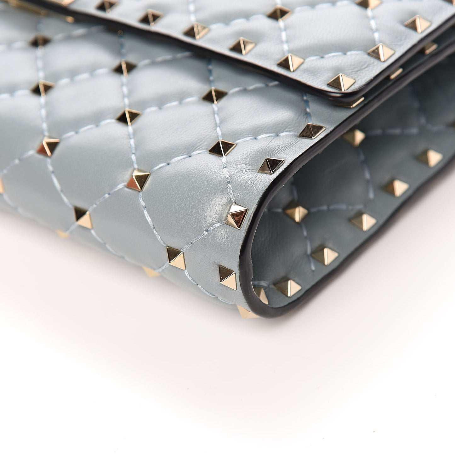 Nappa Rockstud Spike Wallet on Chain Nube