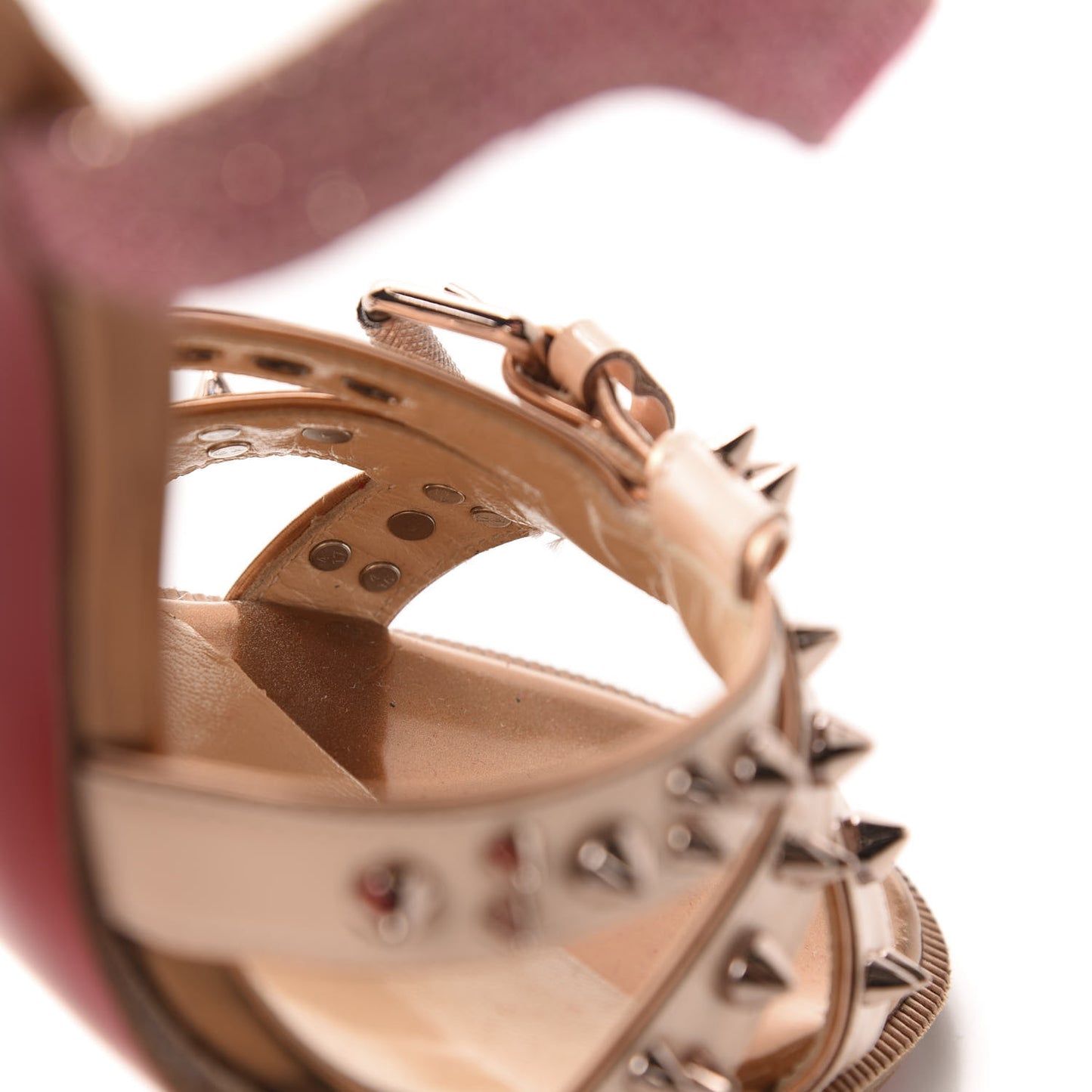 Patent Glitter Tisse Miss Roma 100 Sandals 38 Version Poudre