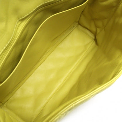 Chanel Lambskin XL JUMBO MAXI Flap Lemon 9 of 13