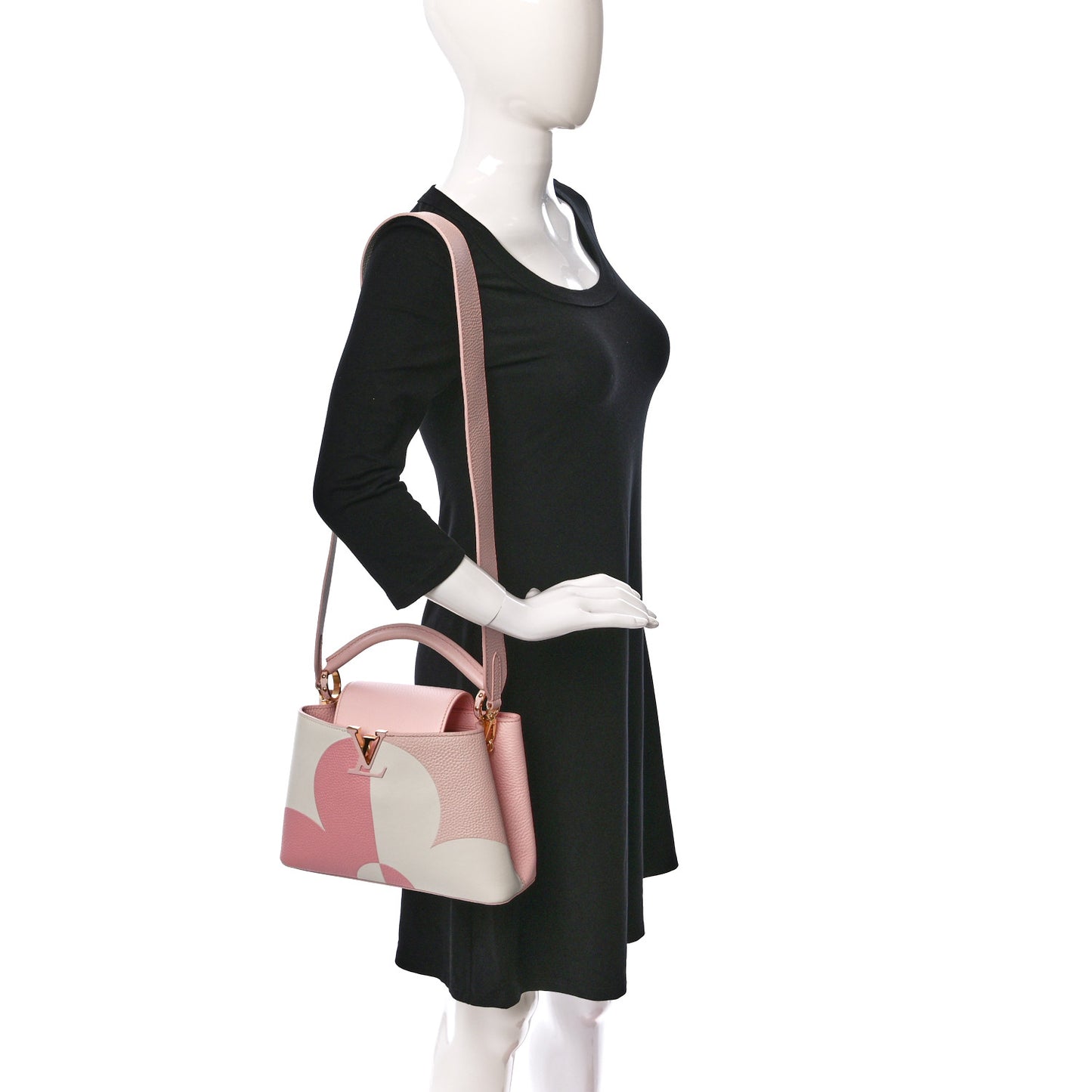 Taurillon Monogram Flower Capucines BB Pink Creme