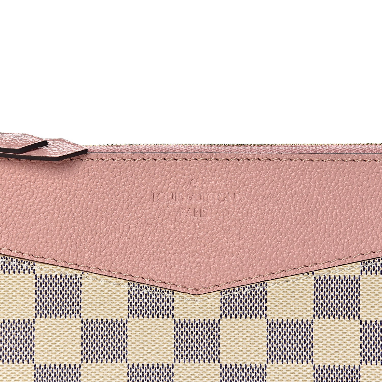 Louis Vuitton Damier Azur Daily Pouch Rose Poudre 8 of 8