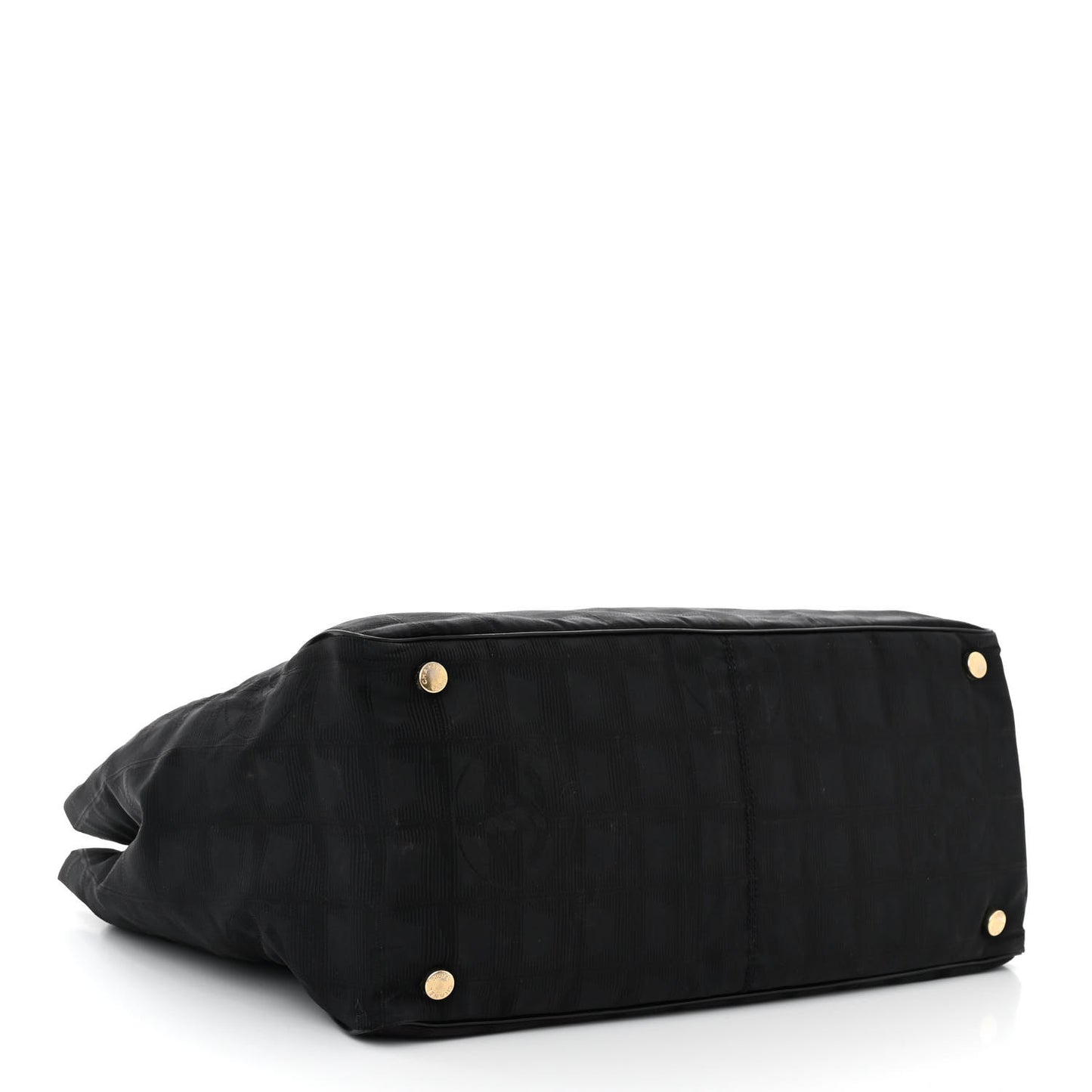 Nylon Medium Travel Tote Black