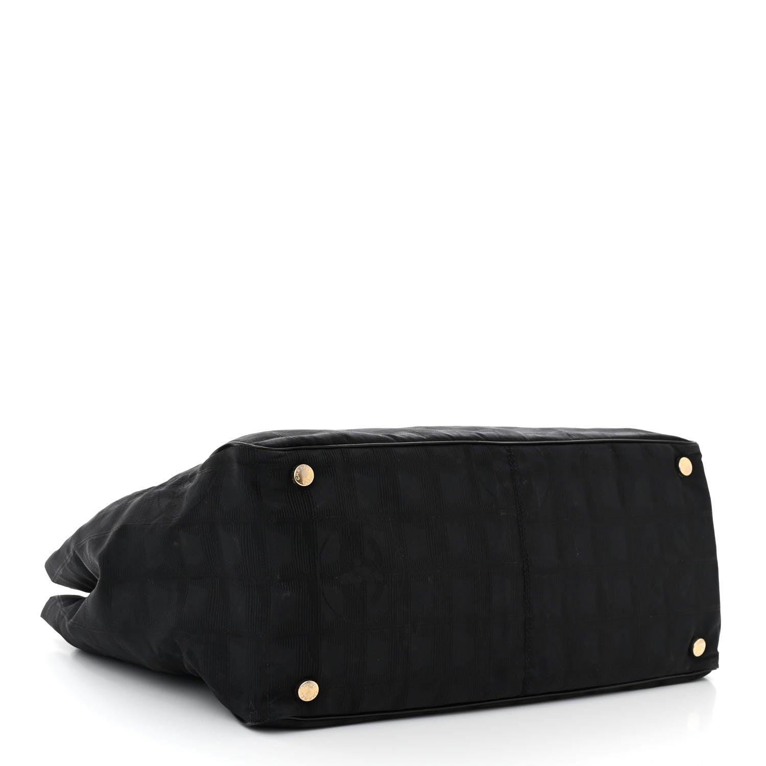Chanel Nylon Medium Travel Tote Black 4 of 10