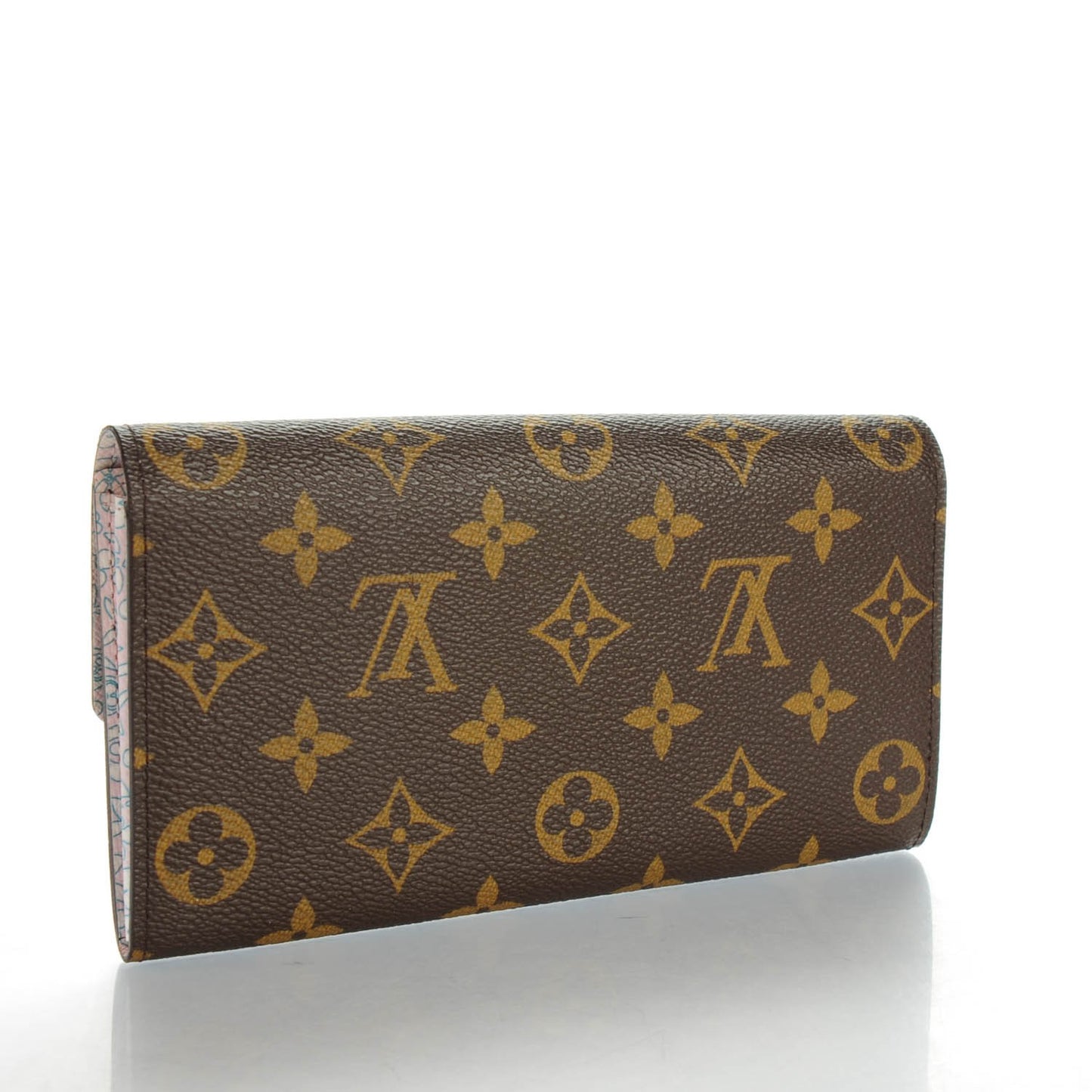 Monogram Fleuri Sarah Wallet Rose