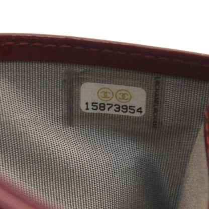 Chanel Brilliant Patent Card Holder Red 7 of 7
