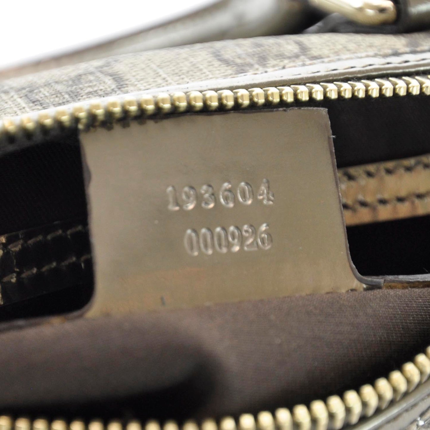 Monogram Small Joy Boston Metallic