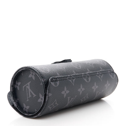 Louis Vuitton Monogram Eclipse 3 Watch Travel Case 4 of 8