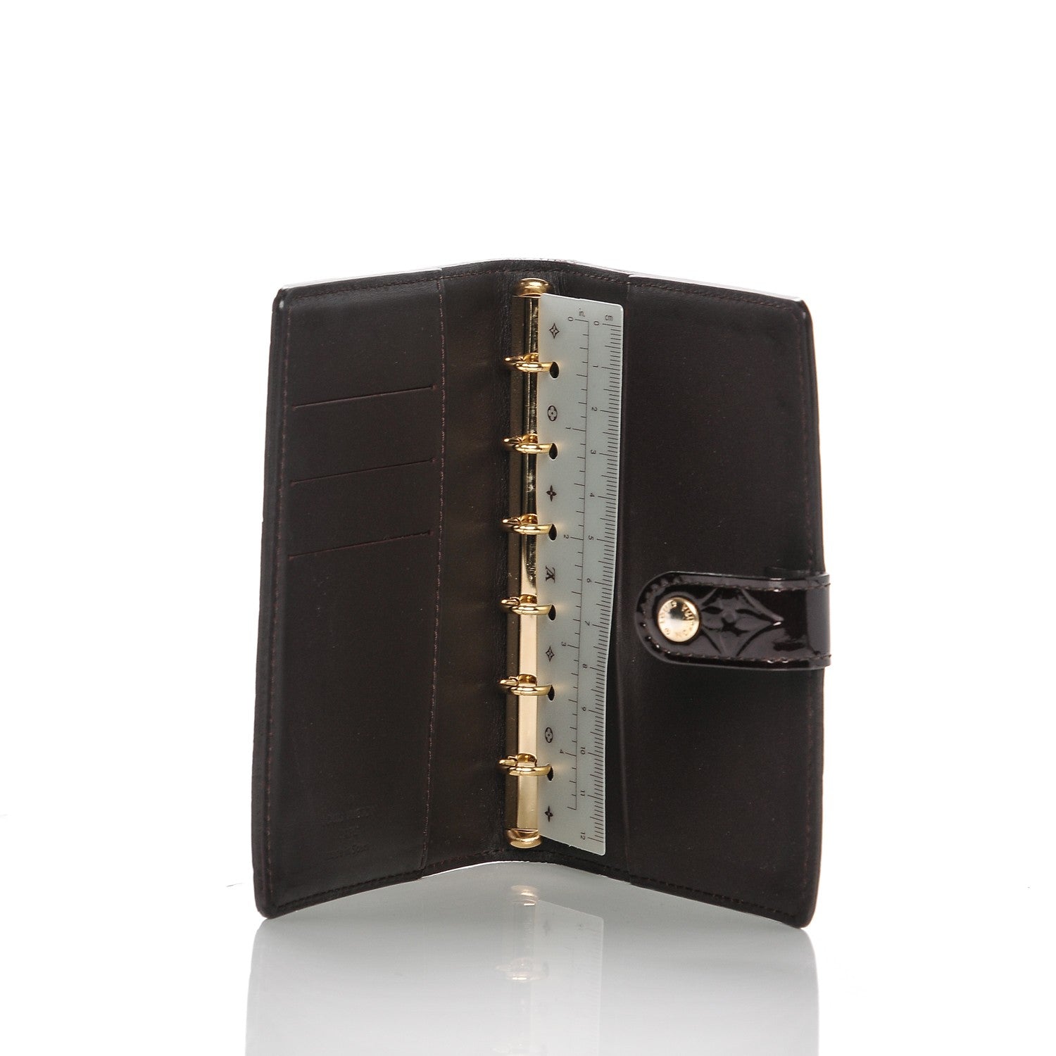Louis Vuitton Vernis Small Ring Agenda Cover Amarante 5 of 6