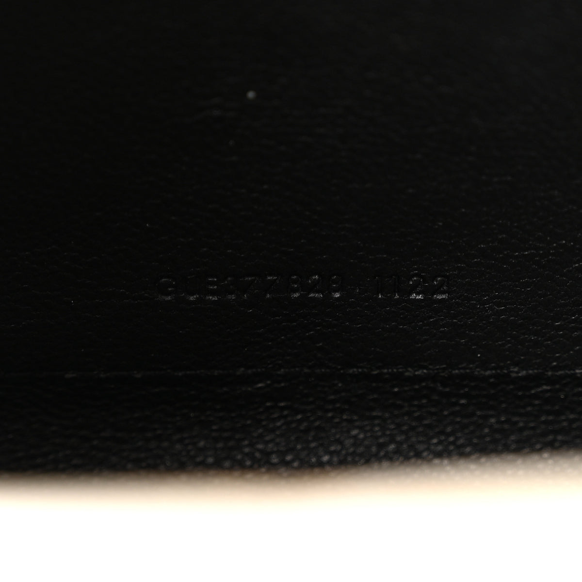 Saint Laurent Grain De Poudre Matelasse Chevron Monogram Chain Wallet Crema Soft 7 of 10