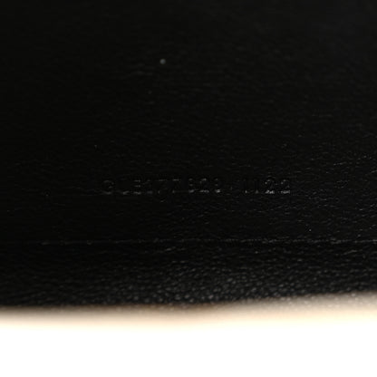 Saint Laurent Grain De Poudre Matelasse Chevron Monogram Chain Wallet Crema Soft 7 of 10