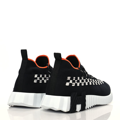 Hermes Flex Maille Bolduc Sneakers 42.5 Black White 4 of 6