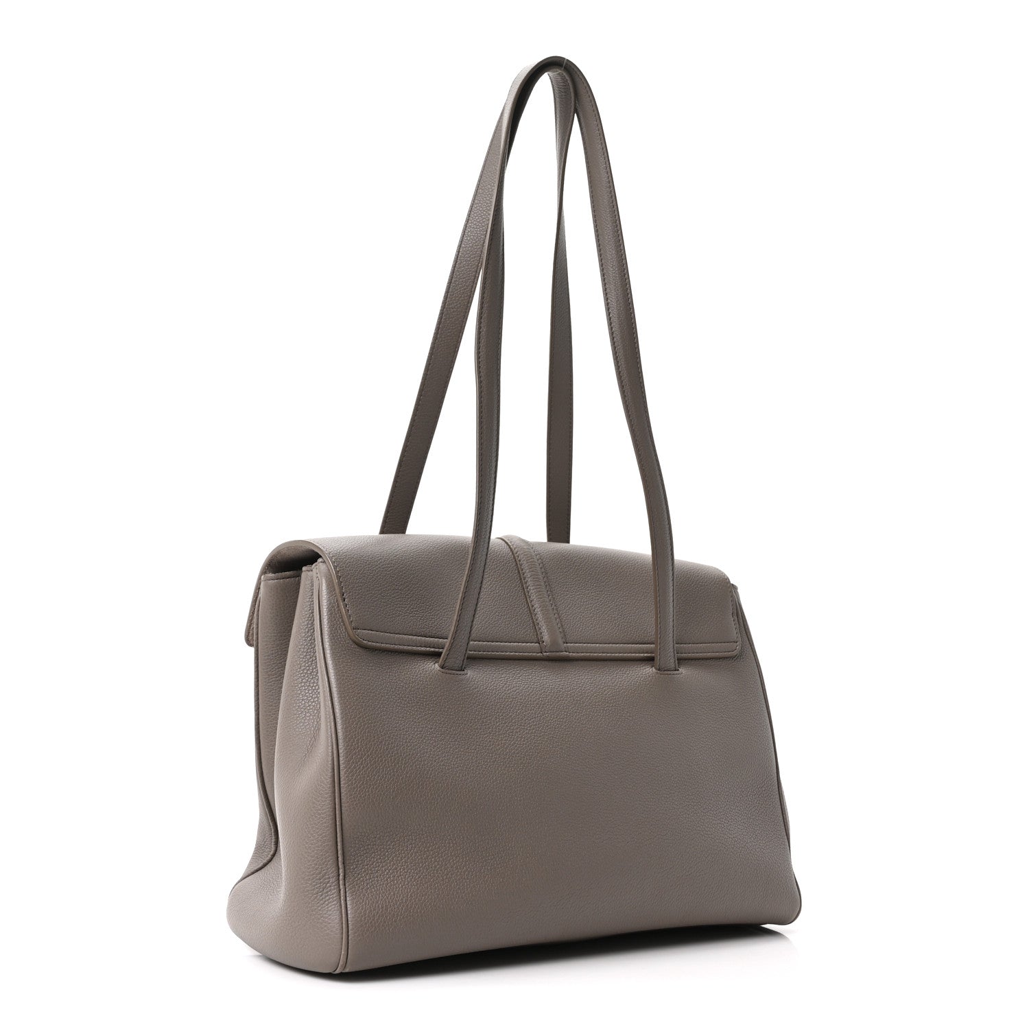 Celine Supple Grained Calfskin Medium Soft 16 Bag Pebble 3 of 9