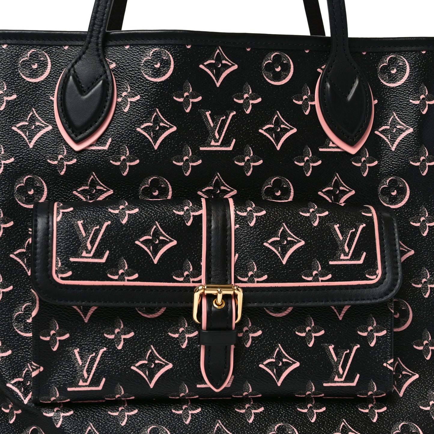 Monogram Fall For You Neverfull MM Black