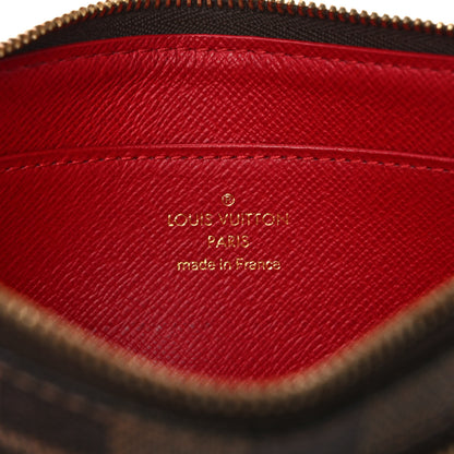Louis Vuitton Damier Ebene Complice Trunks and Bags Wallet Red 6 of 8