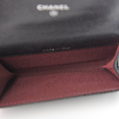 Chanel Caviar Quilted Flap Card Holder Black 4 of 8