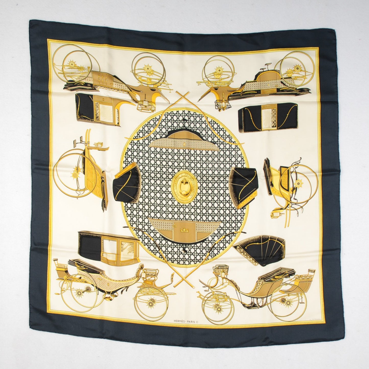 Silk Les Voitures A Transformation Scarf 90