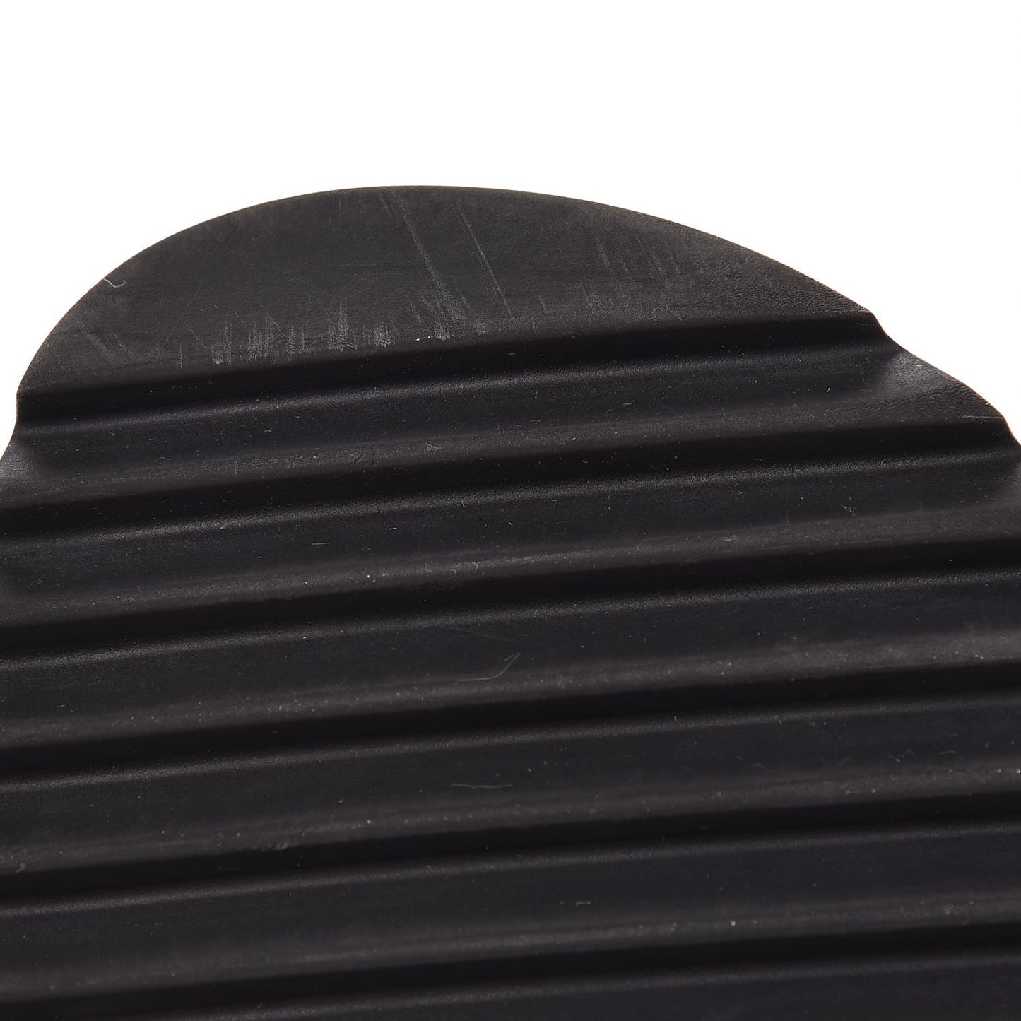 Rubber Raised Logo Slide Sandals 10 Black