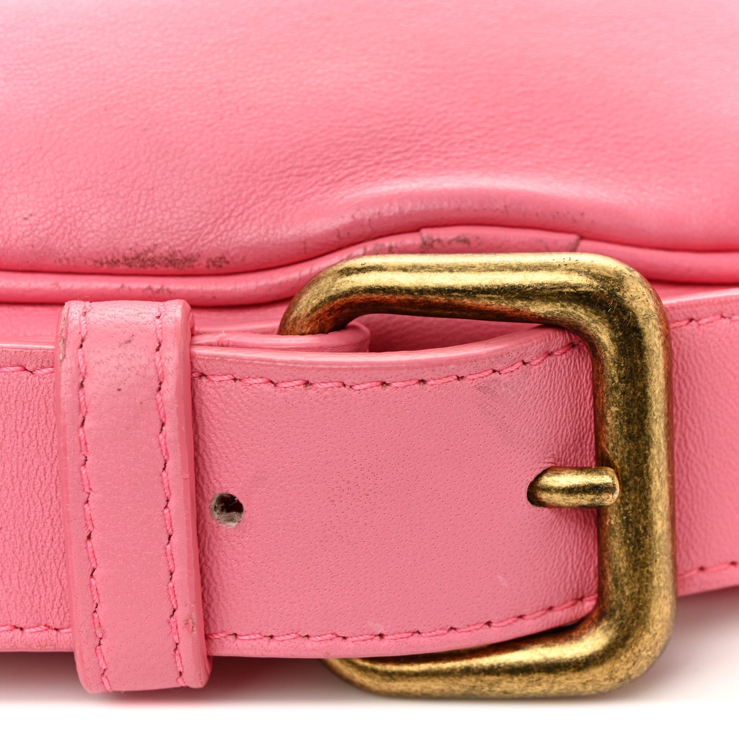 Nappa Intrecciato Belt Bag Pink