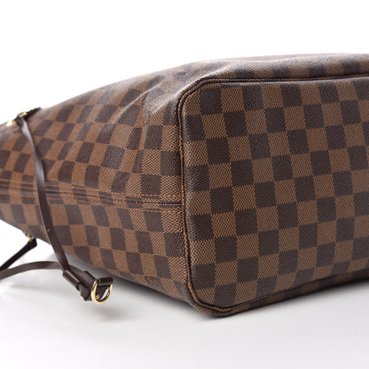 Louis Vuitton Damier Ebene Neo Neverfull MM Rose Ballerine 12 of 17