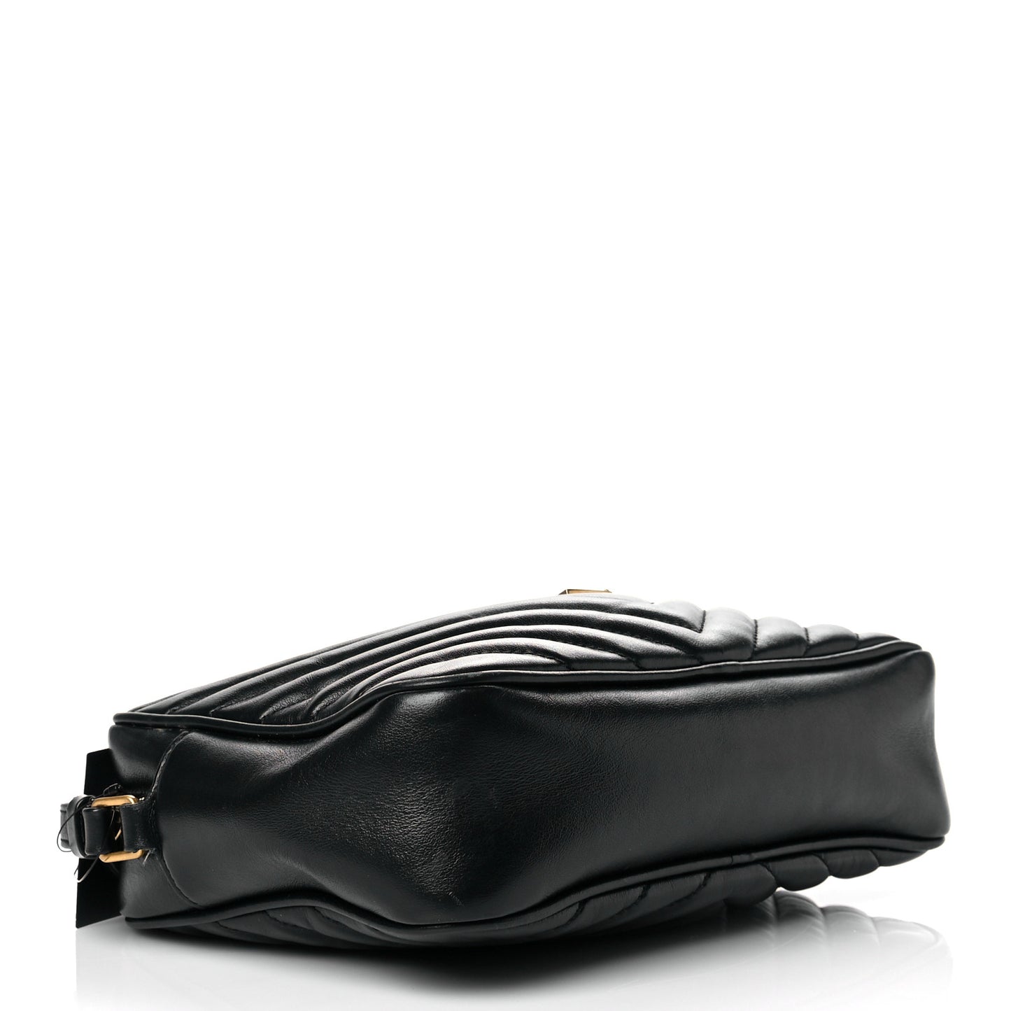 Calfskin Matelasse Monogram Lou Camera Bag Black